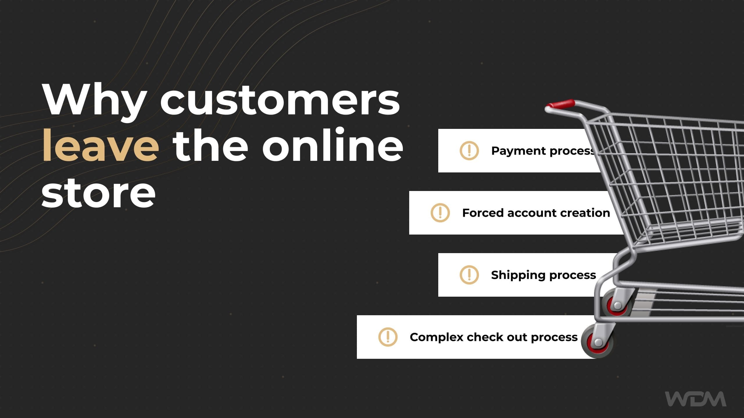 Online store development – 8 reasons why customers leave the online store