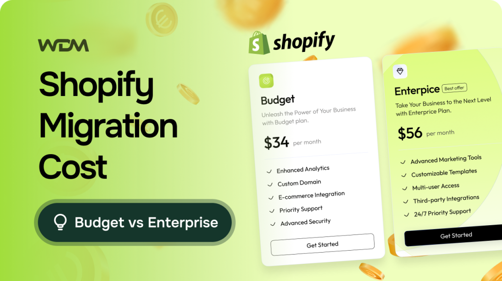 Shopify Migration Cost: Budget vs Enterprise